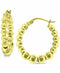 Giani Bernini Small Beaded Hoop Earrings 0.75" 18K Gold over Sterling Silver $75